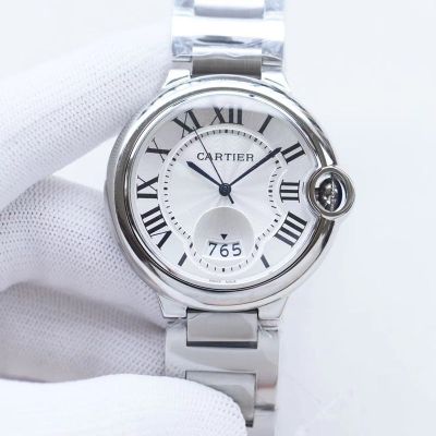Cartier Ballon Bleu De 33/36/42MM Imported Movement 316L Steel Stainless Steel Strap Couple Watch